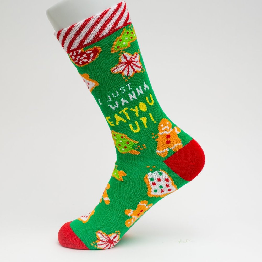 I Just Wanna Eat You Up Themed Mid Calf LengthSocK